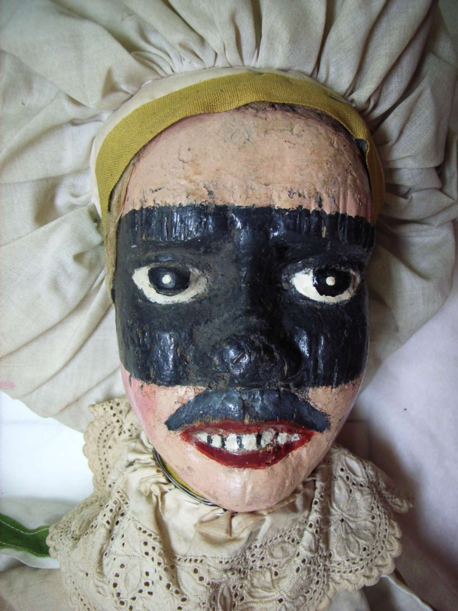 Volto durante la pulitura